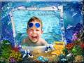 Рамка детская для Photoshop – Подводный мир 