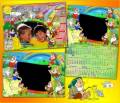 Детские рамочки-календари на 2011 год с героями Диснея - Белоснежка и 7 гномов