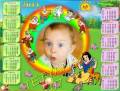 Детский календарь-рамка на 2011 год - Белоснежка и гномы
