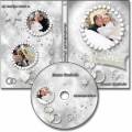 Свадебная обложка DVD и задувка на диск - Зимняя сказка