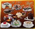 Клипарт - Торты и пирожные - вуаль сладкого наслаждения