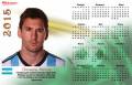 Календарь 2015 - Лучшие футболисты. Месси. Аргентина