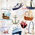 Морской клипарт – Корабли, пароходы, лодки   