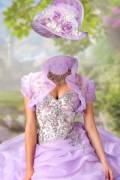 Шаблон женский для фотомонтажа – Роскошное бальное платье