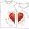 Принты для футболок ко Дню святого Валентина