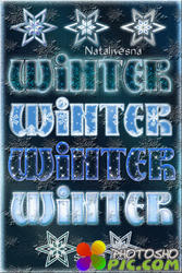 Стили - Зимние узоры / Styles - Winter patterns