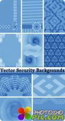 Векторные фоны для защиты документов / Vector security backgrounds