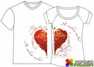 Принты для футболок ко Дню святого Валентина