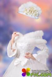 Шаблон женский для фотошопа – Зимний бал