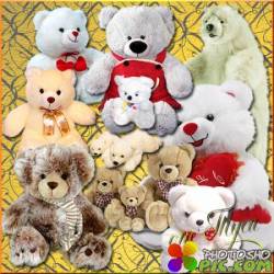 Clip Art - Soft Toys - Good Bears / Клипарт - Медвежата 
