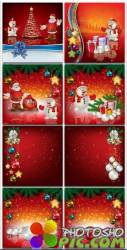 Новогодние фоны-Новогодние композиции.2 часть/Christmas backgrounds-Christmas composition.Part 2  