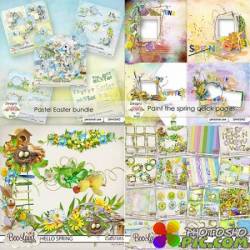 Scrap set - Hello Spring / Pastel Easter / Paint The Spring
